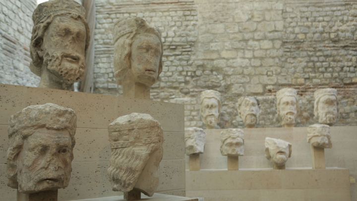 Heads of the Kings of Judah, circa 1220-1230.  Provenance: Notre-Dame de Paris, Paris, Cluny museum - national museum of the Middle Ages (© Cluny museum - national museum of the Middle Ages)