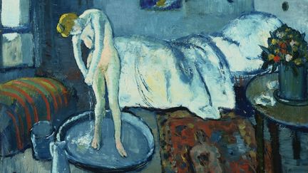 Une image de la Phillips Collection montre La Chambre Bleue de Picasso, une &oelig;uvre de 1901. ( AP / SIPA )