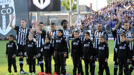 L'équipe du SCO Angers vise le maintien cette saison (JEAN-FRANCOIS MONIER / AFP)