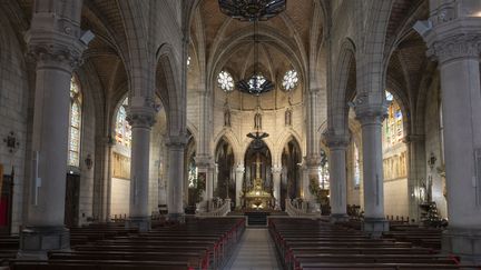 L'église Sainte-Eugénie&nbsp;de Biarritz, dans les Pyrénées-Atlantiques. (MOREAU LAURENT / HEMIS.FR / AFP)