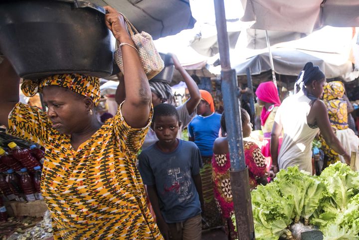 Le marché du Kermel à Dakar (Sénégal), le 14 septembre 2016 (AFP - XAUME OLLEROS / ANADOLU AGENCY)