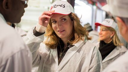 La candidate UMP &agrave; la mairie de Paris&nbsp;athalie Kosciusko-Morizet visite le march&eacute; de Rungis (Val-de-Marne), le 5 d&eacute;cembre 2013. (MEIGNEUX / SIPA)