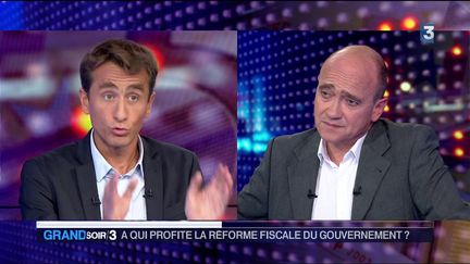 L journaliste Etienne Lefebvre et l'économiste Christophe Ramaux (France 3)