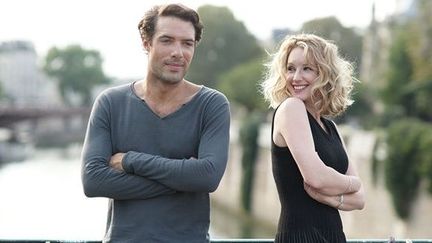 Ludivine Sagnier et Nicolas Bedos dans "Amour et Turbulences"
 (Universal Pictures International France)