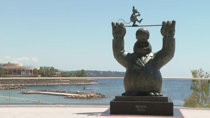 Exposition "Le Chat déambule" à Monaco jusqu'au 2 octobre 2022. (CAPTURE D'ÉCRAN FRANCE 3 / B. LOTH)