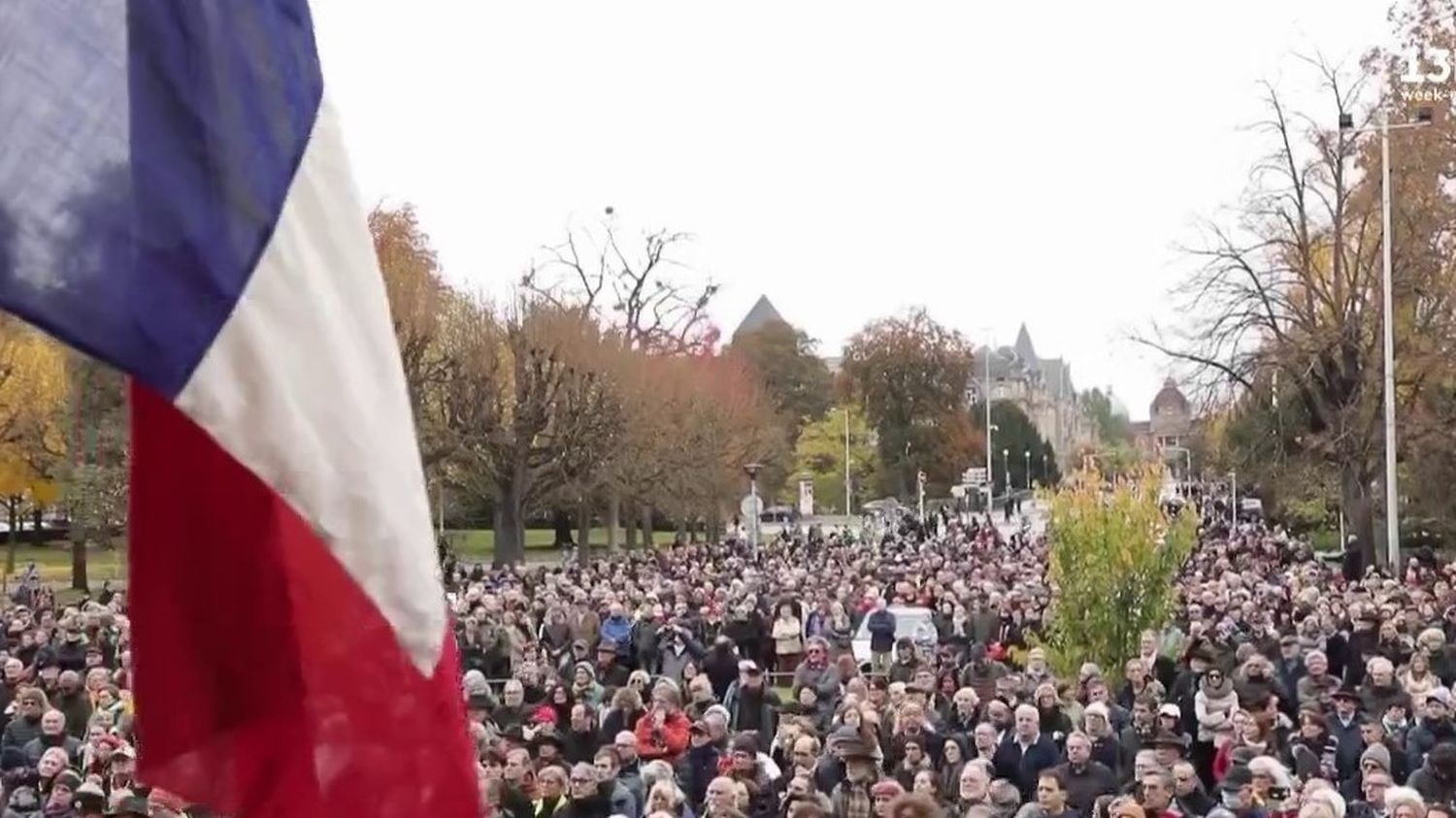 Thousands March Against Anti-Semitism in Strasbourg