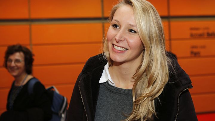 La d&eacute;put&eacute;e FN Marion Mar&eacute;chal-Le Pen au Congr&egrave;s FN, &agrave; Lyon (Rh&ocirc;ne), le 30 novembre 2014. (PASCAL FAYOLLE / SIPA)