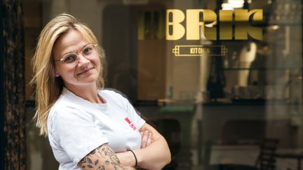 Cathy Paraschiv, cheffe de l'Ibrik Kitchen et de l'Ibrik Deli à Paris. (Ibrik Kitchen)