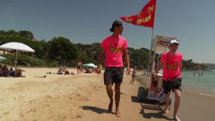 Pour les vacances d'été, France Télévisions teste les jobs saisonniers. Cette semaine, direction les plages de la Côte d'Azur, où les vendeurs de beignets peuvent encaisser de jolies sommes.