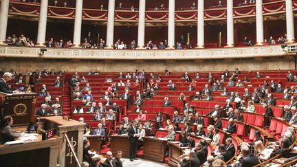 L'hémicycle de l'Assemblée nationale, lors d'une séance de questions au gouvernement, le 4 février 2015 (HAMILTON/REA)