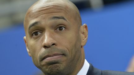 Thierry Henry au Stade de France le 26 mars 2015 lors du match amical France - Brésil. (MIGUEL MEDINA / AFP)