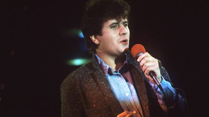 Le chanteur Daniel Balavoine le 1er février 1984 à Paris. (AFP)