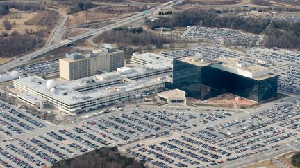 Si&egrave;ge de la National Security Agency &agrave;&nbsp;Fort Meade (Maryland). (SAUL LOEB / AFP)