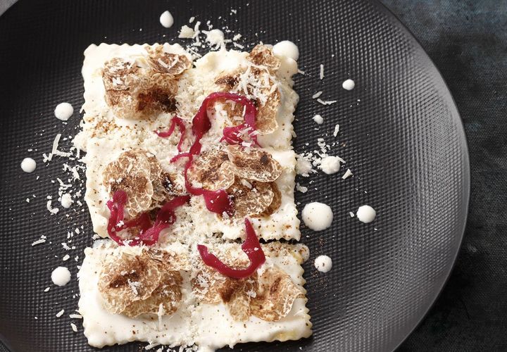 Les raviolis à la truffe fraîche de Denny Imbroisi, au menu ce week-end à Lollapalooza Paris. 
 (Denny Imbroisi)