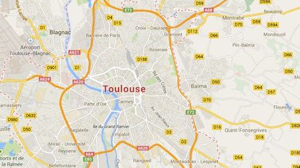 Une femme de 21 ans a &eacute;t&eacute; renvers&eacute;e par un v&eacute;hicule de la police municipale&nbsp;mardi 25 mars 2014 &agrave; Toulouse (Haute-Garonne). (GOOGLE MAPS / FRANCETV INFO)