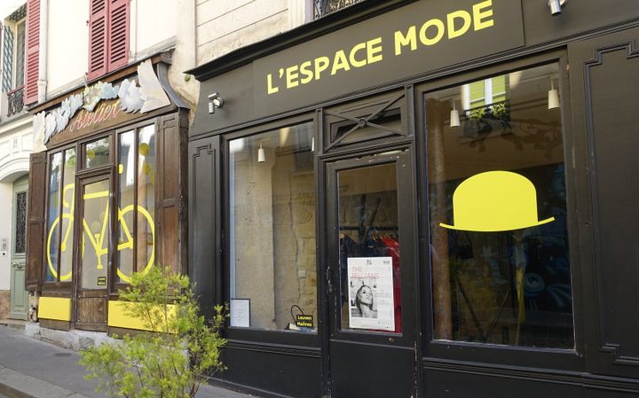 L'espace mode installé dans la Rue de La Flandre, à Paris, juilet 2015
 (Corinne Jeammet)