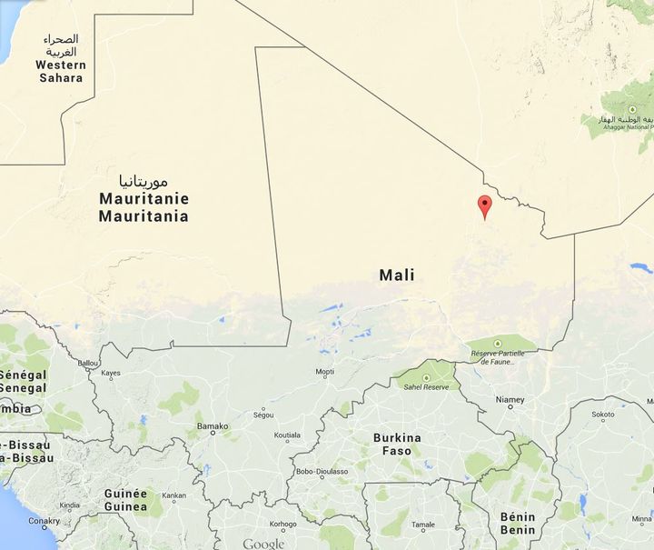 L'Adrar Tigharghar dans le nord-est du Mali. ( GOOGLE MAPS)