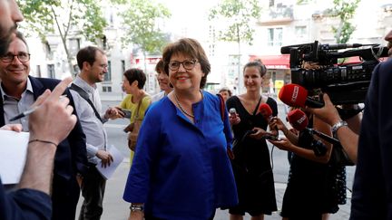 La maire de Lille Martine Aubry, au Sénat à Paris, le 17 juillet 2019.&nbsp; (THOMAS SAMSON / AFP)