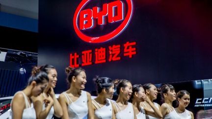 BYD, marque chinoise de bus électriques, a signé un contrat avec Alexandrie pour la vente de 15 véhicules. (Stringer / Imaginechina)