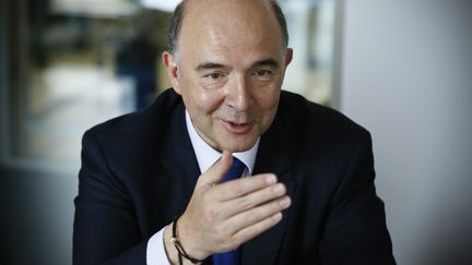 Le ministre de l'Economie, Pierre Moscovici, le 23 juillet 2013 &agrave; Paris. (MAXPPP)