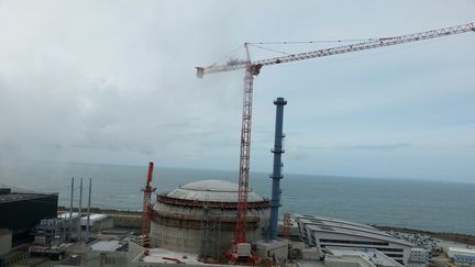 Le chantier de l'EPR de Flamanville (photo d'illustration). (FRANCEINFO / RADIO FRANCE)