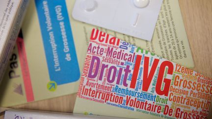 Une fiche d'information pour l'IVG à Lille (Nord), le 19 juin 2019. (MAXPPP)