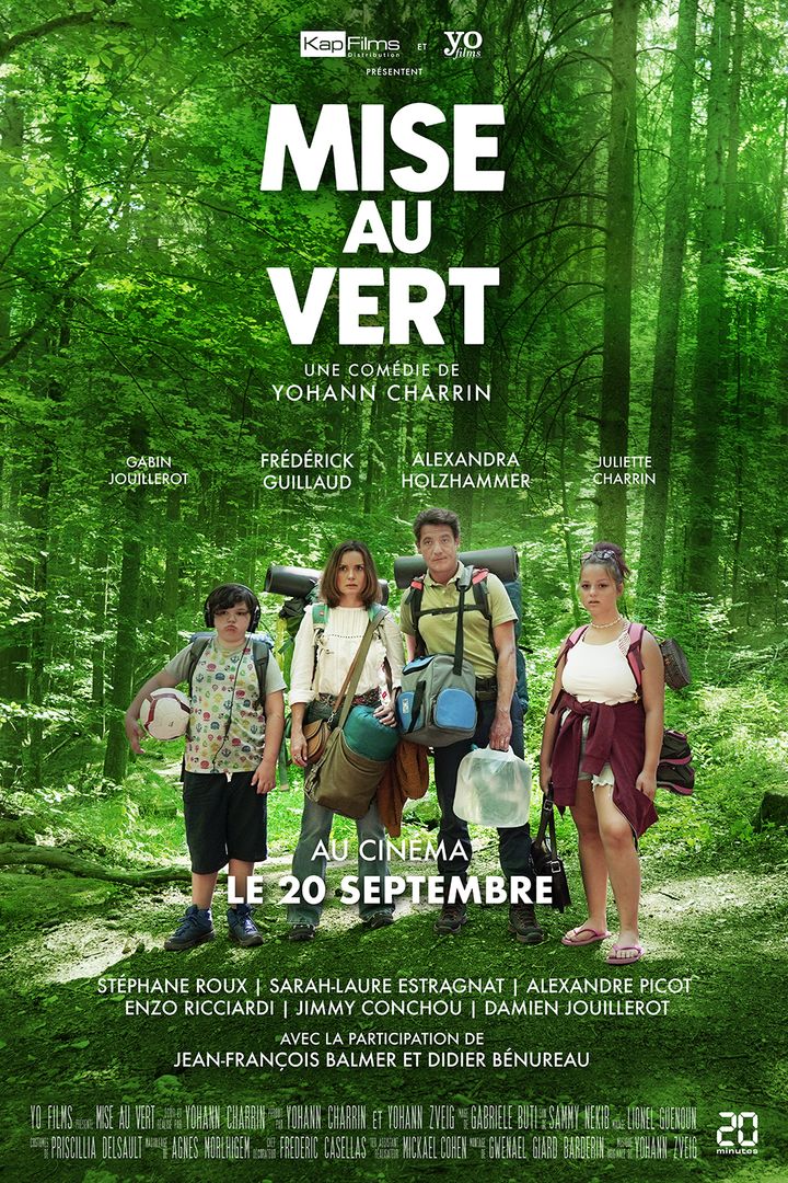 Affiche du film "Mise au vert", de Yohann Charrin, sortie le 20 septembre 2023 (KAPFILMS)