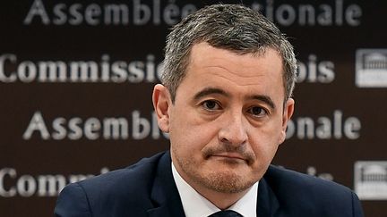 Le ministre de l'Intérieur Gerald Darmanin, à l'Assemblée nationale, à Paris le 5 avril 2023. (CHRISTOPHE ARCHAMBAULT / AFP)