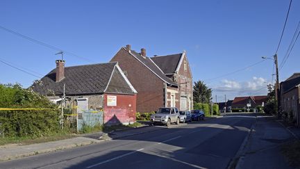 Le corps d'un garçon de neuf ans a été retrouvé dans cette maison d'Hérie-la-Viéville (Aisne),&nbsp;prise en photo le 29 mai 2018. (FRANCOIS LO PRESTI / AFP)