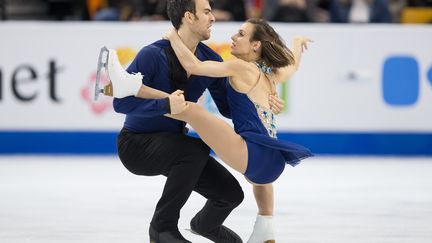 Meagan Duhamel et Eric Radford (GEOFF ROBINS / AFP)