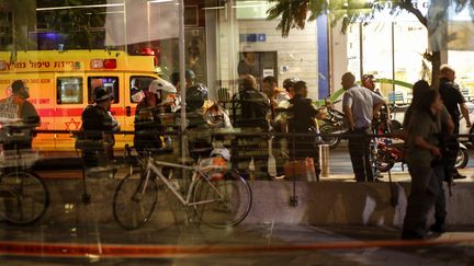 Les forces de sécurité israélienne à Tel-Aviv (Israël), mercredi 8 juin 2016. (XINHUA / NURPHOTO)