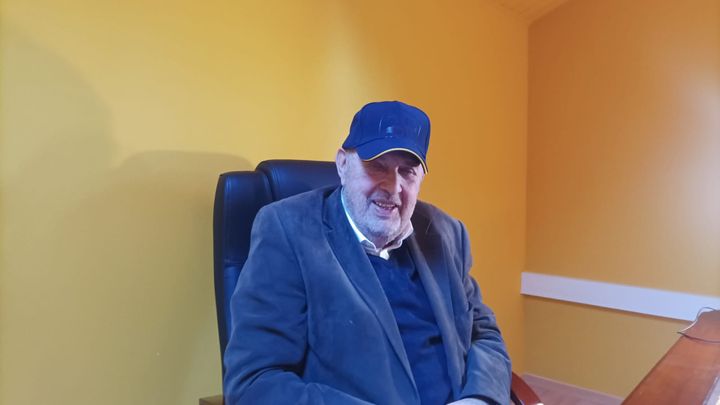 Jean-Claude Plessis sous sa casquette de président du FC Sochaux-Montbéliard (Elio Bono/Franceinfo: sport)