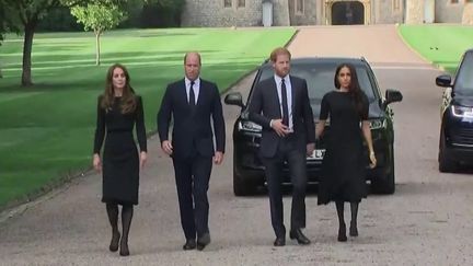 Mort d'Elizabeth II : les princes William et Harry réunis dans le deuil à Windsor&nbsp; (FRANCE 2)