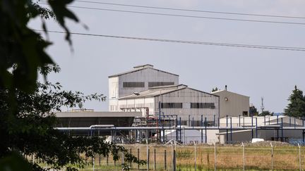 Le site de Sanofi à Mourenx (Pyrénées-Atlantiques), le 9 juillet 2018. (MEHDI FEDOUACH / AFP)