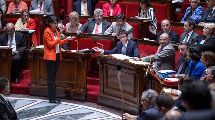 &nbsp; (Najat Vallaud-Belkacem à l'Assemblée nationale © MaxPPP)