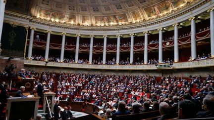  (Les rangs de l'Assemblée nationale en septembre 2014 © Maxppp)