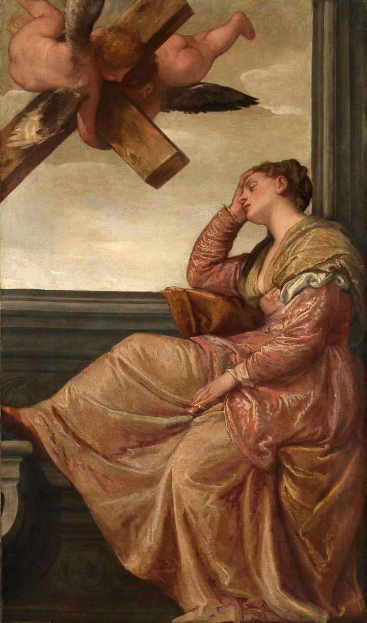 Paolo Caliari, dit Veronese, La Vision de sainte Hélève, vers 1570-1575, Londres, The National Gallery
 (The National Gallery, Londres, dist RMN-Grand Palais / National Gallery Photographic Department)