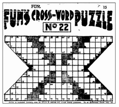 Arthur Wynne's 22nd grid in the "New York World"in the spring of 1914. (ARTHUR WYNNE / NEW YORK WORLD)