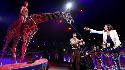 Stéphanie de Monaco, Festival international du cirque de Monte-Carlo, 18 janvier 2018
 (Sebastien NOGIER / POOL / AFP)