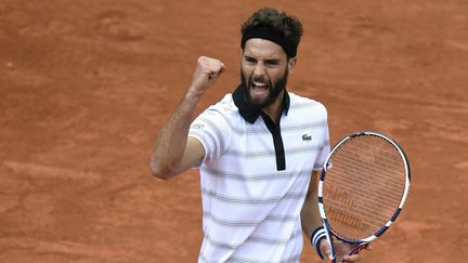 Benoît Paire, le 22 mai 2015 au premier tour de Roland-Garros à Paris. (MARTIN BUREAU / AFP)