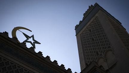 Le minaret de la Grande Mosquée de Paris (photo d'illustration). (JOEL SAGET / AFP)