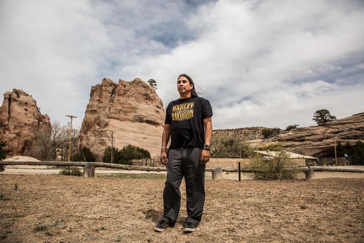 &nbsp; (Manny Wheeler, le directeur du musée de la nation navajo à Window Rock. © Matthieu Mondoloni / France Info)