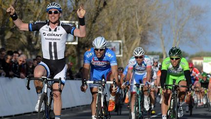 L'Allemand John Degenkolb (Giant) est le plus rapide (SYLVAIN THOMAS / AFP)