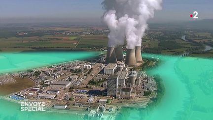 La centrale du Bugey serait-elle menacée en cas de rupture du barrage de Vouglans ?&nbsp; (ENVOYÉ SPÉCIAL  / FRANCE 2)