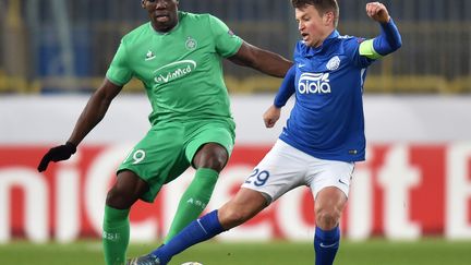 En Europa League avec les Verts, contre le FC Dnipro. (GENYA SAVILOV / AFP)