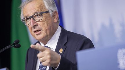 Jean-Claude Juncker, le président de la Commission européenne. (GEOFF ROBINS / AFP)