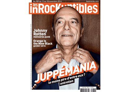 La couverture des Inrockuptibles du 12 au 18 novembre 2014. (LES INROCKUPTIBLES)