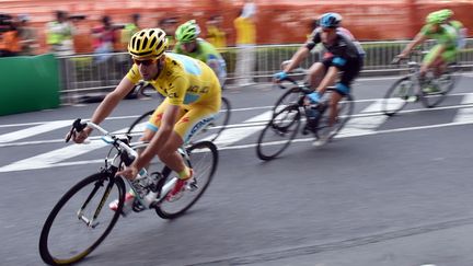 L'Italien Vicenzo Nibali, vainqueur du Tour de France 2014.  (YOSHIKAZU TSUNO / AFP)