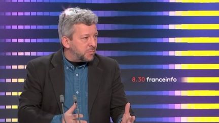 Erwan Lecœur, sociologue et politologue, spécialiste de l’extrême droite, lundi 7 février 2022. (FRANCEINFO)