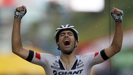 Tom Dumoulin vainqueur de la 9e étape (YOAN VALAT / EPA)